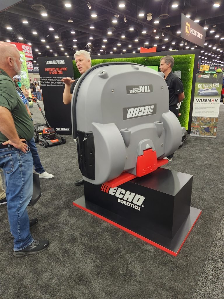 echo turf mower at equip expo