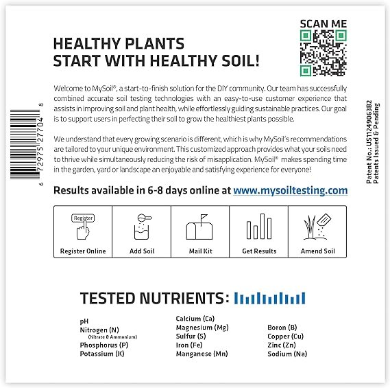sample soil test results