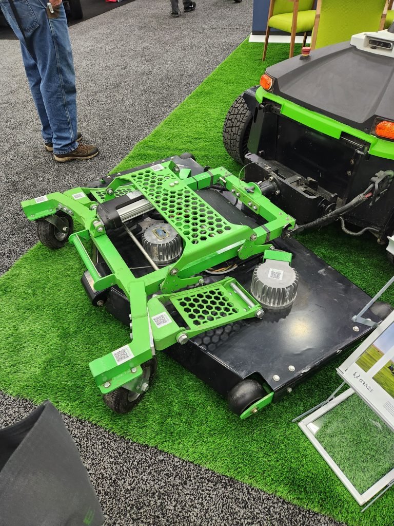 graze robot mowing deck