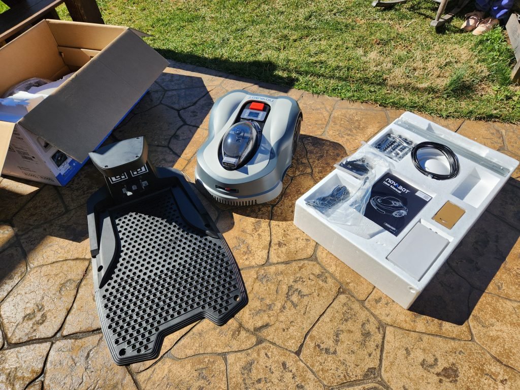 novabot mower unboxed