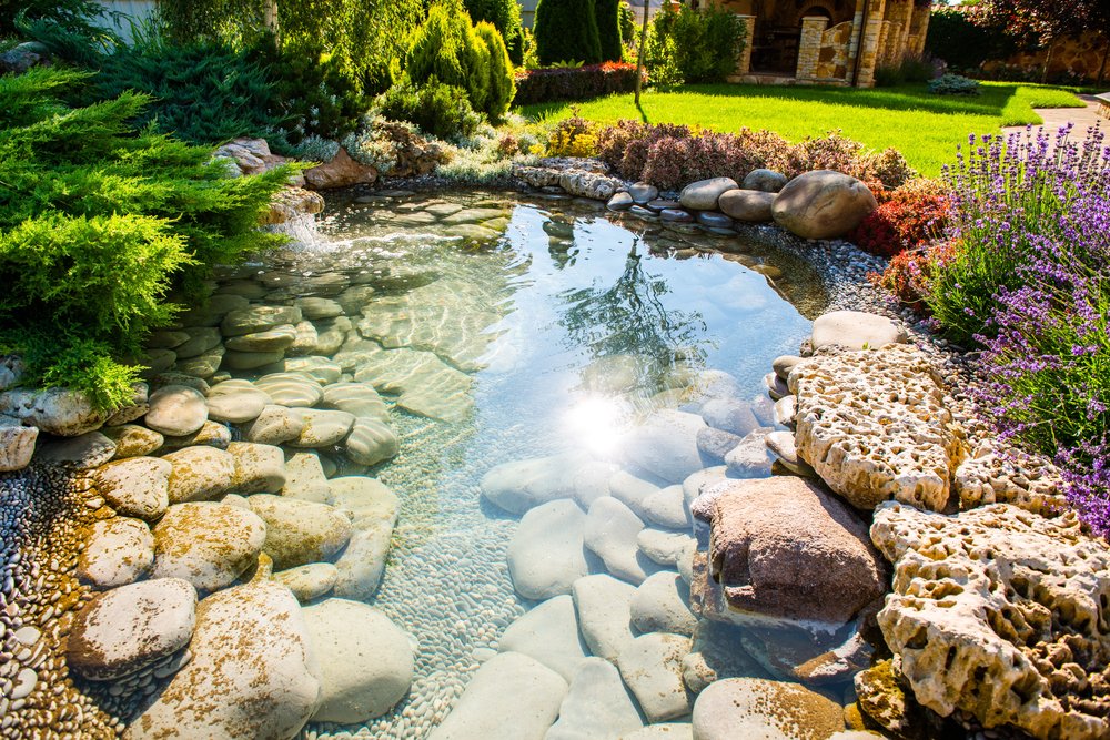 beautiful water feature