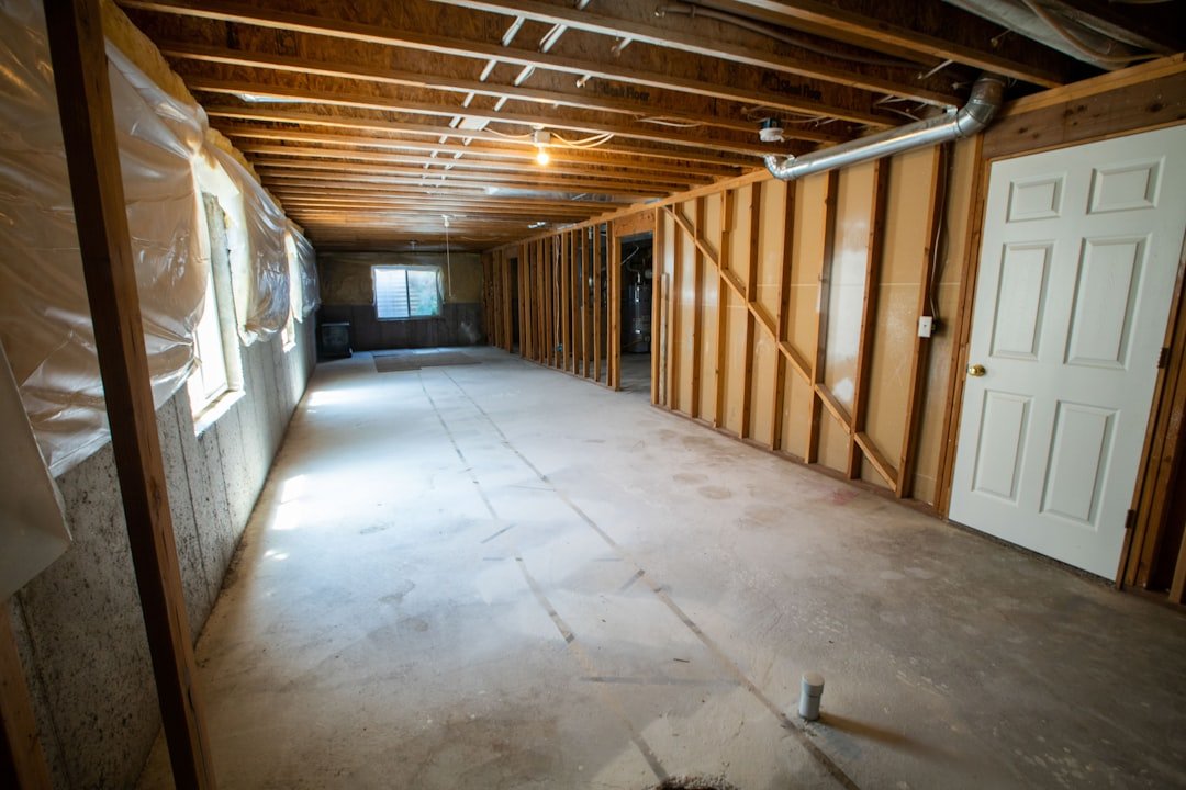 Open basement area, one of the most common places for hidden moisture buildup in a home